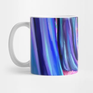 Psychedelic Trippy Tree Forest Path Mug